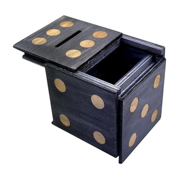 Puzzle Box Enigma Dice Cube Soporte de dinero y regalo en_2