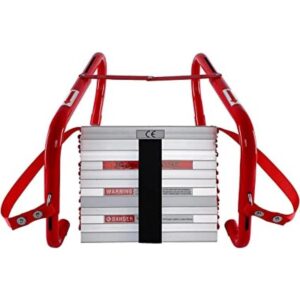 WINSENSE Escalera retráctil de escape de fuego 2 casas 15