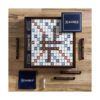 Tablero de juego de Scrabble Deluxe de madera con tablero_2