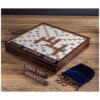 Tablero de juego de Scrabble Deluxe de madera con tablero_4