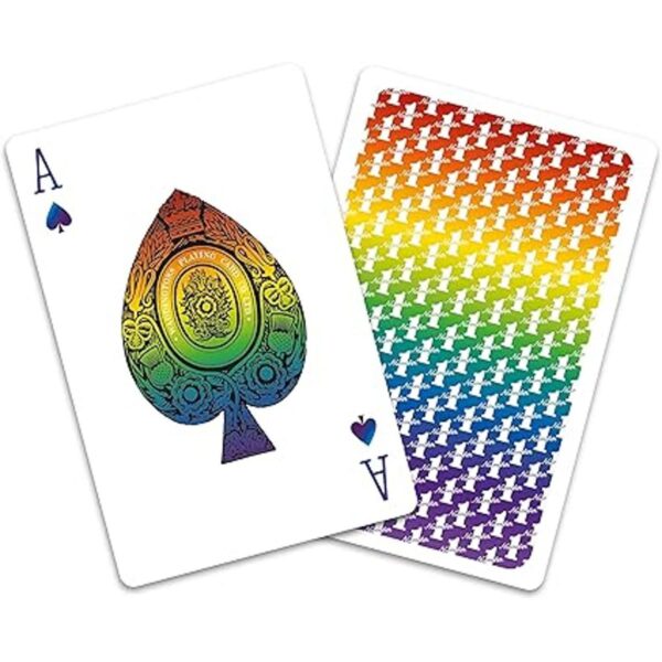 Waddingtons No 1 Rainbow Playing Cards Nuevo_5