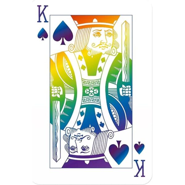 Waddingtons No 1 Rainbow Playing Cards Nuevo_6