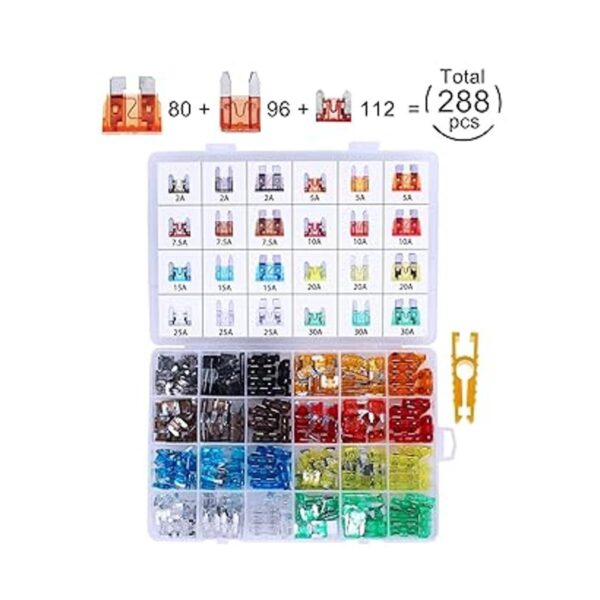 Kit surtido de 288 fusibles de coche Fusibles de hoja_2