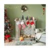 Paquete de 3 mini árboles de Navidad artificiales para