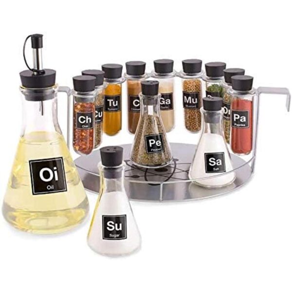 Especiero con formas de tubos de química conjunto de 14_1