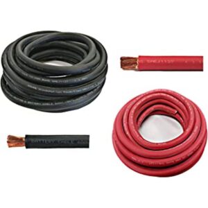 WINDYNATION Cable de soldadura de cobre calibre 4 rojo y_1