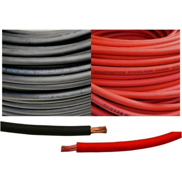 windynation 4 AWG Calibre 4 soldadura de plomo Rojo y_1