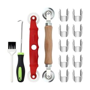14 piezas de pantalla enrollable para ranura plana kit de