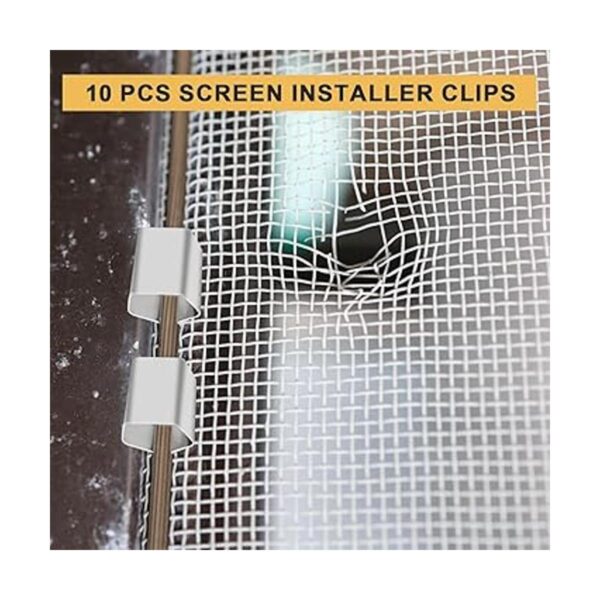 14 piezas de pantalla enrollable para ranura plana kit de