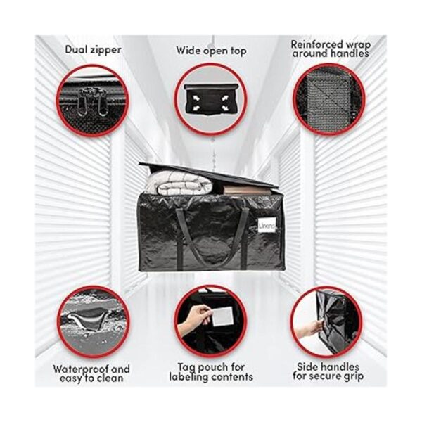 BAGTHAT 10 bolsas negras para mudanza bolsas de