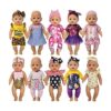 Windolls 10 juegos de ropa de muñeca de bebé de 14 a 16_1