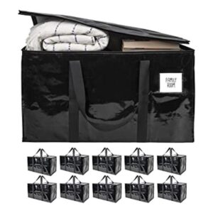 BAGTHAT 10 bolsas negras para mudanza bolsas de