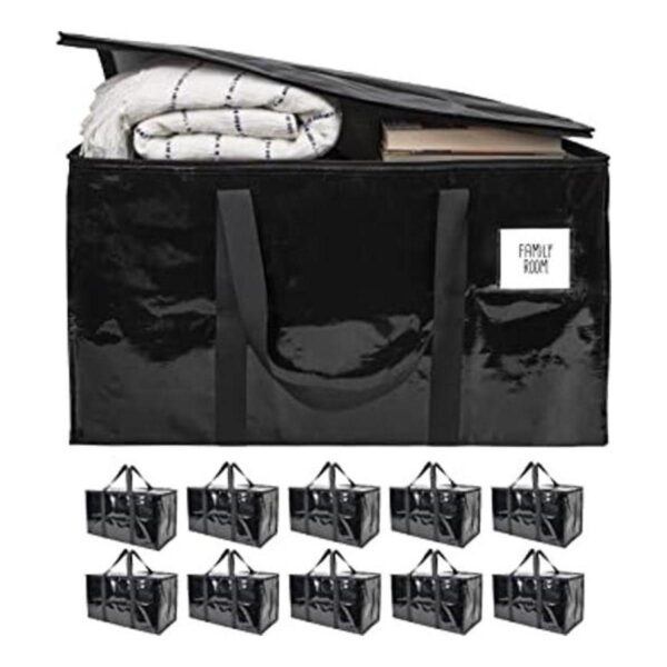 BAGTHAT 10 bolsas negras para mudanza bolsas de