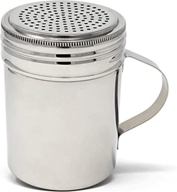 Tamiz de acero inoxidable Winware con asa 10 onzas_1
