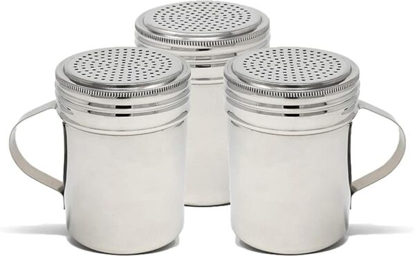 Tamiz de acero inoxidable Winware con asa 10 onzas_2