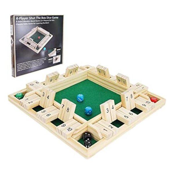 Win Sports Juego de dados Shut the Box cierra la caja_1