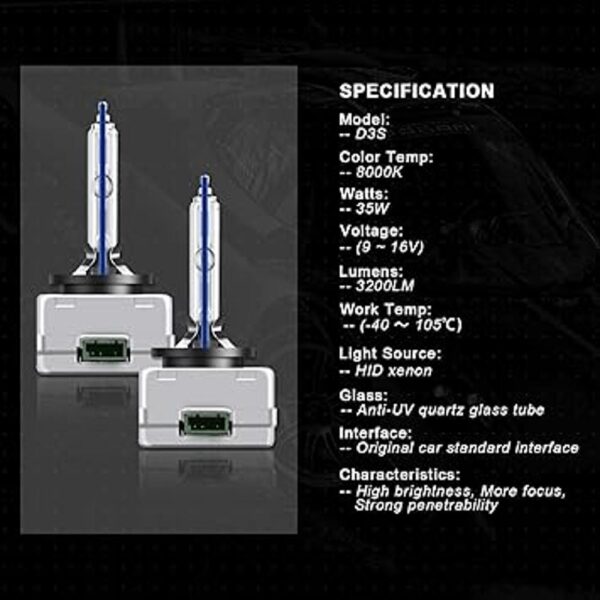 WinPower D1S Xenon HID Bombilla para faros delanteros 35_3
