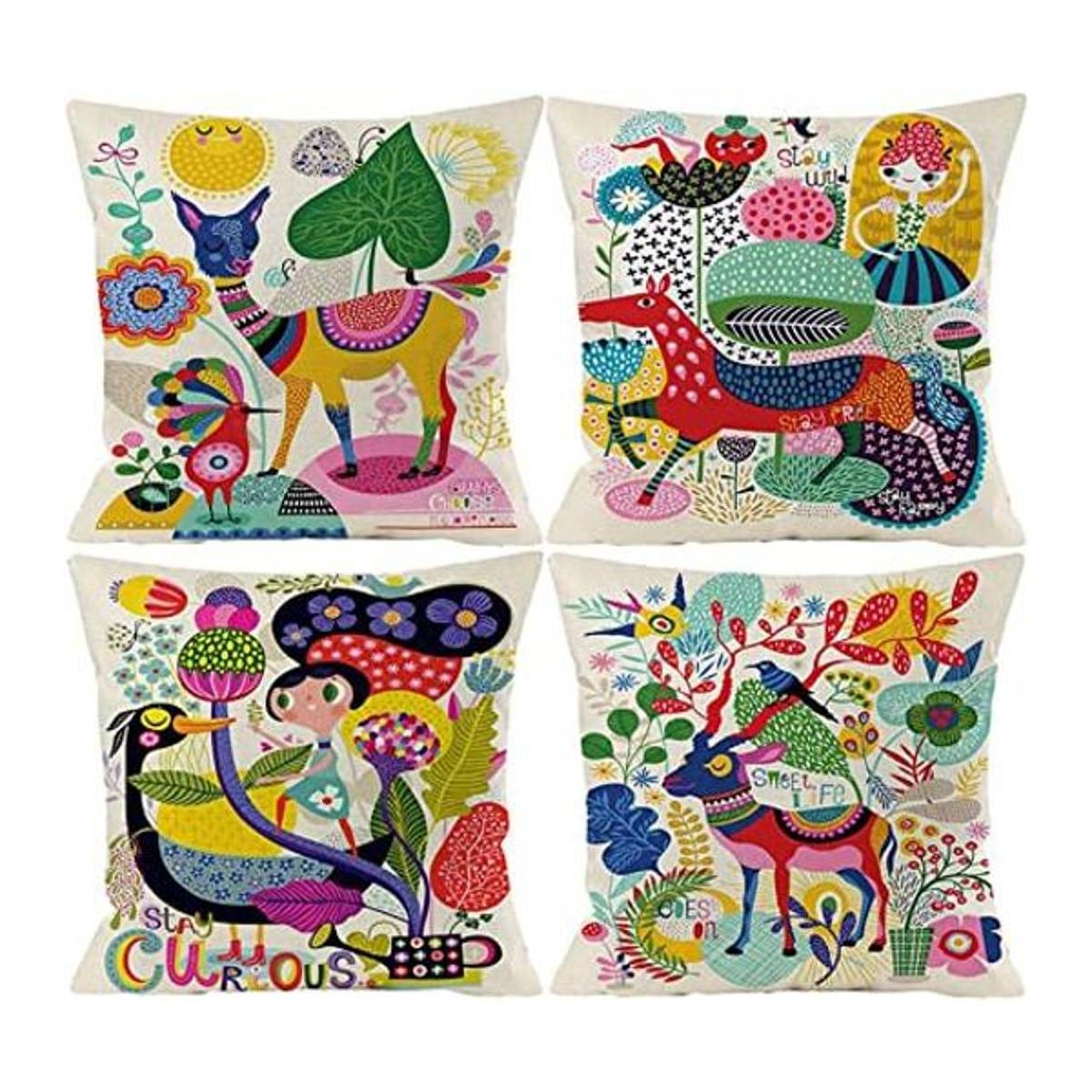 Fundas de almohada zapatos de tacón alto color rosa;