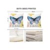 Wilproo Juego de 4 fundas de almohada decorativas con