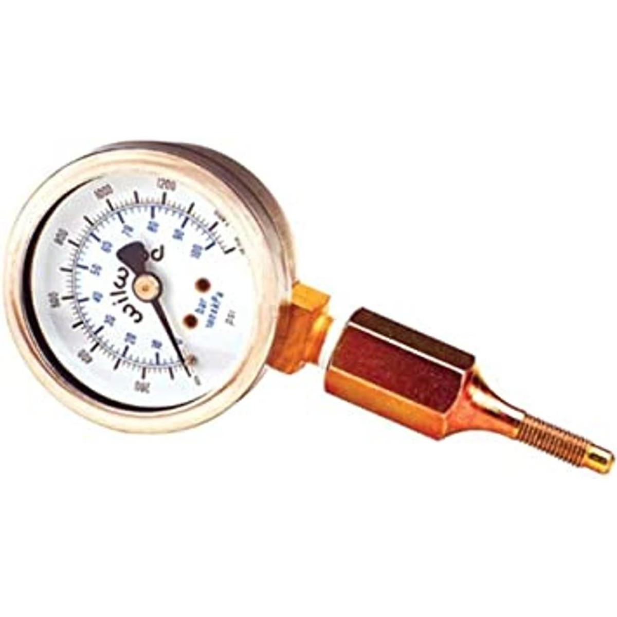 Medidor de presión de pinza 1500 PSI