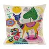 Fundas de almohada zapatos de tacón alto color rosa;