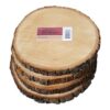 Wilson Madera de tilo redonda sin lijar paquete de 4 7