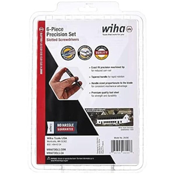 Wiha 26090 Destornillador ranurado de precisión con mango_2