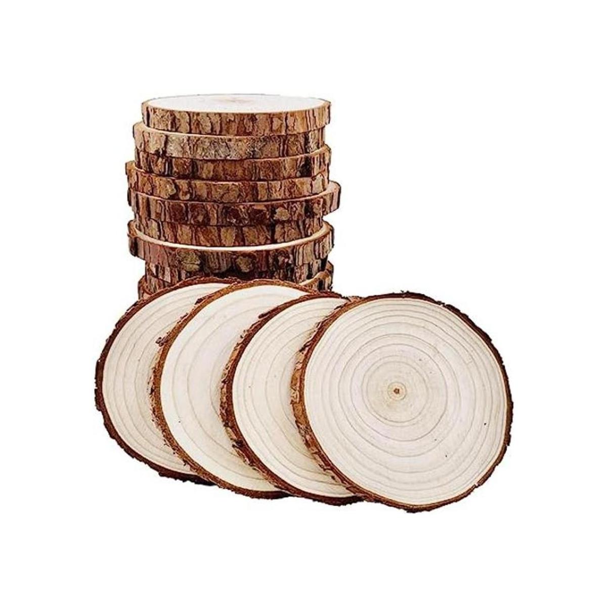 20 tablas de madera natural sin terminar de 3.5 a 4