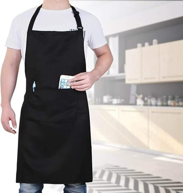 Will Well Delantal de cocina con bolsillos para hombres y