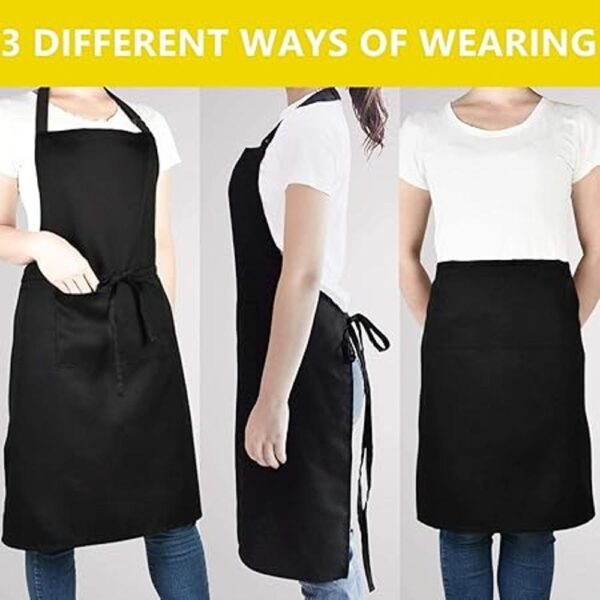 Will Well Delantal de cocina con bolsillos para hombres y