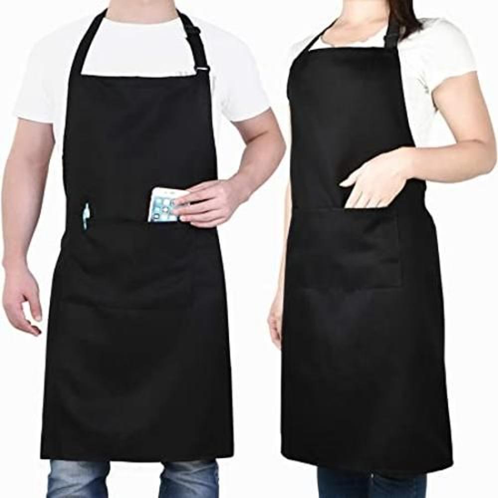 Will Well Delantal de cocina con bolsillos para hombres y