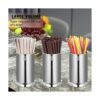 WillFee 304 Soporte de paja de acero inoxidable
