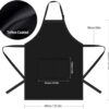 Will Well Delantal de cocina con bolsillos para hombres y