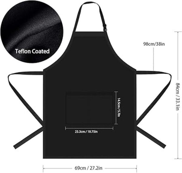 Will Well Delantal de cocina con bolsillos para hombres y