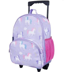 Wildkin Mochila con ruedas para niños y niñas la mochila