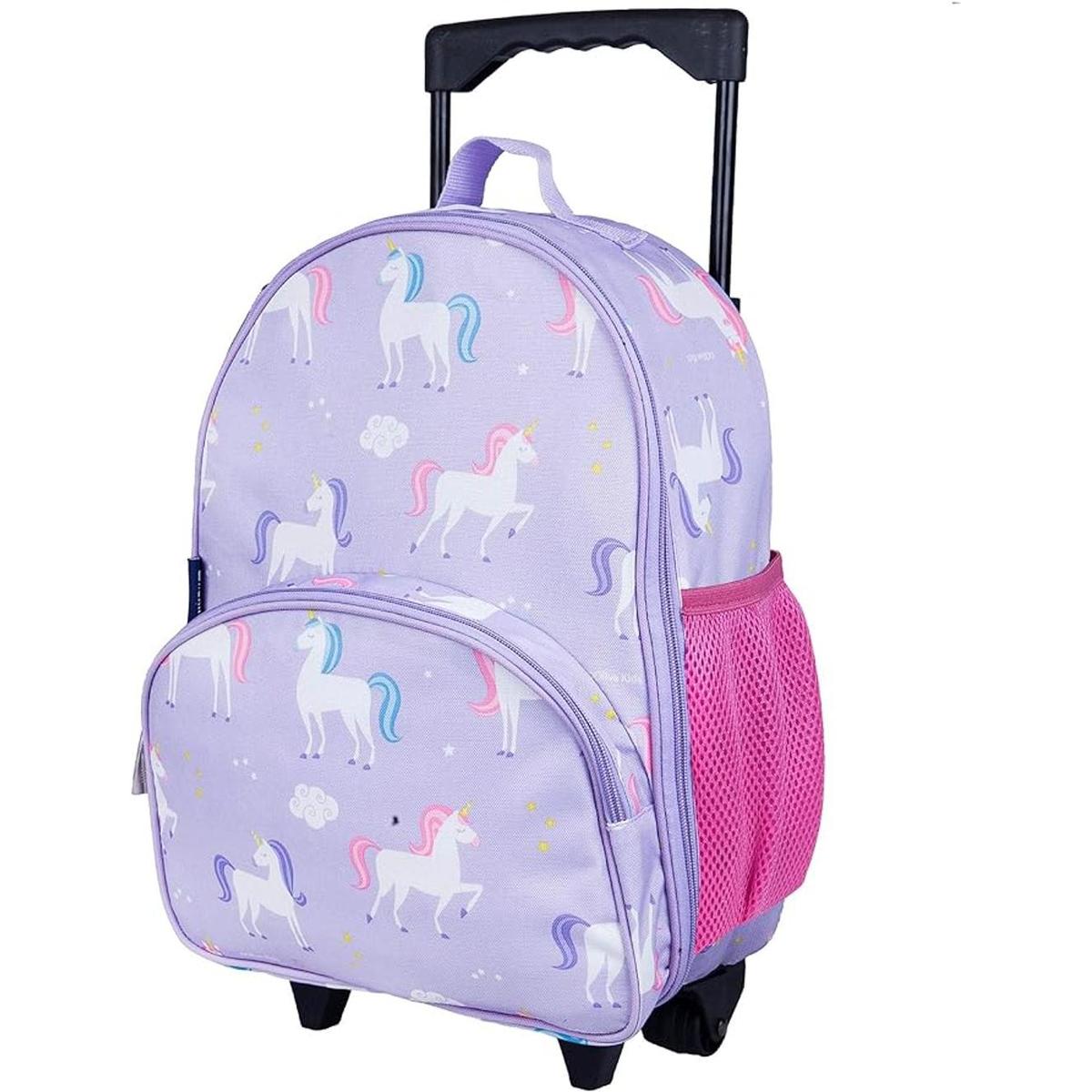 Wildkin Mochila con ruedas para niños y niñas la mochila