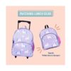 Wildkin Mochila con ruedas para niños y niñas la mochila