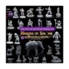Wildspire Fantasy Juego de figuras de héroe prepintadas de_5