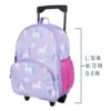 Wildkin Mochila con ruedas para niños y niñas la mochila