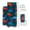 Wildkin colchoneta de microfibra para siesta con almohada_4