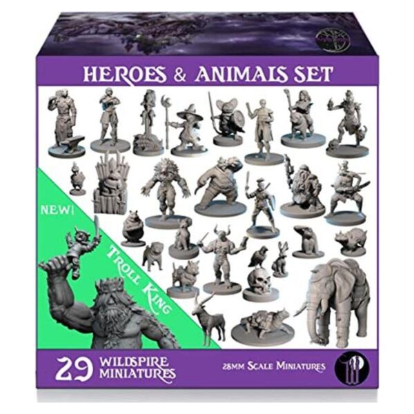 Wildspire Héroes animales y troll para miniaturas DND de_1