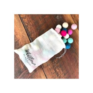 Cotton Candy Pompones de fieltro de lana 100 hechos a