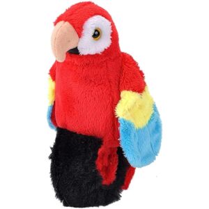 Wild Republic Loro posado guacamayo escarlata pulsera a_1