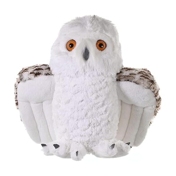 Wild Republic Peluche de búho nevado 12 pulgadas_2