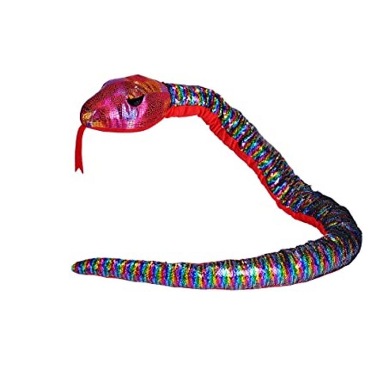 Wild Republic Peluche de serpiente de lentejuelas animal