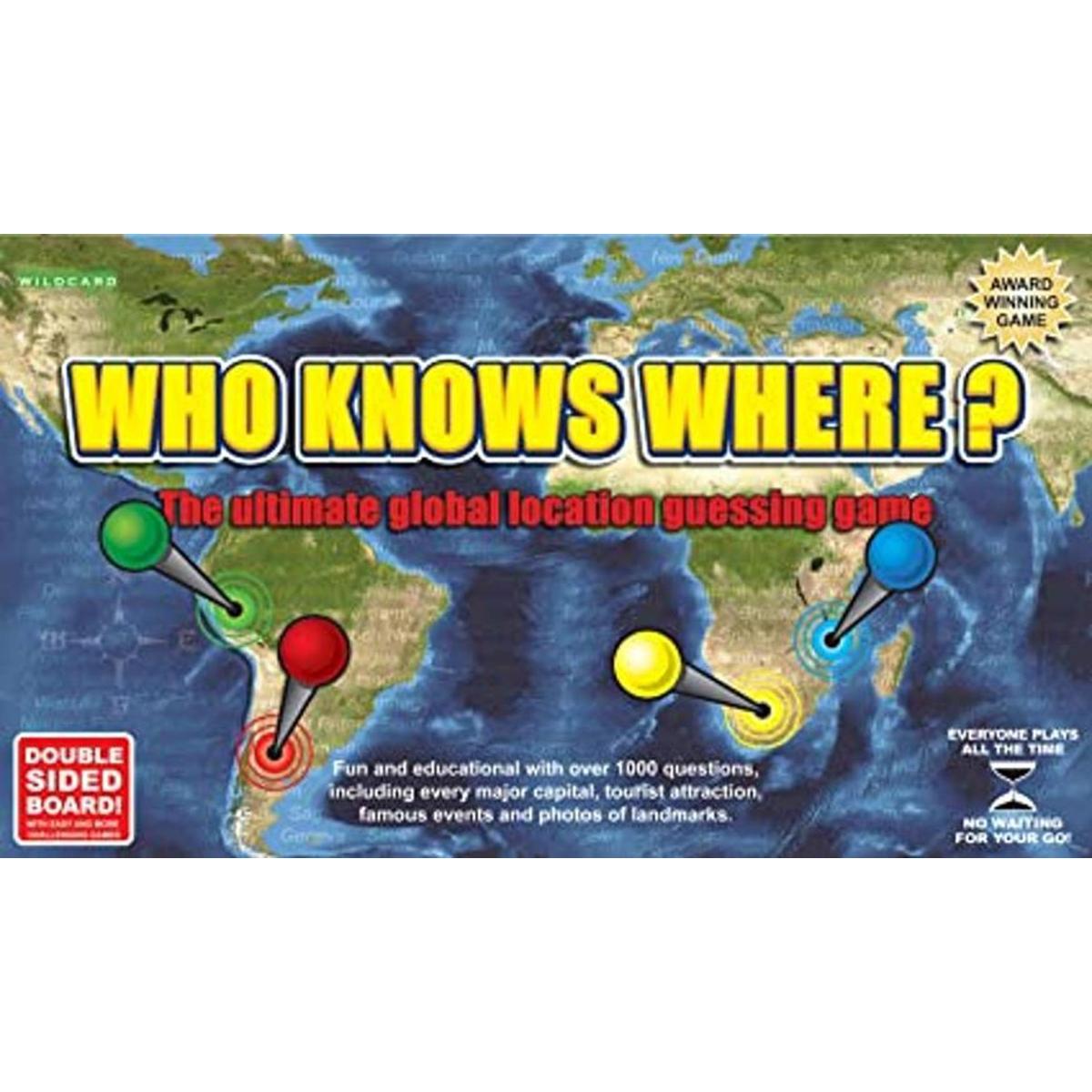 Who Knows Where Juego de mesa familiar educativo The