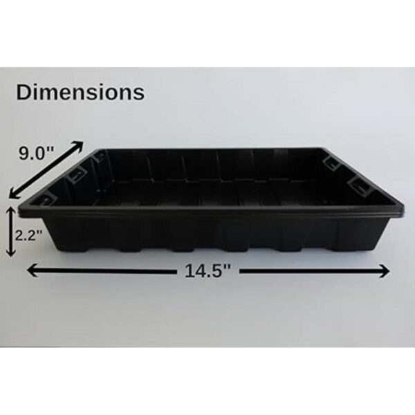 10 bandejas de cultivo de plantas fuertes sin agujeros_3