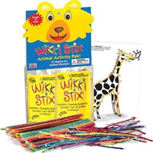 WikkiStix El paquete de actividades de animales cuenta con_1
