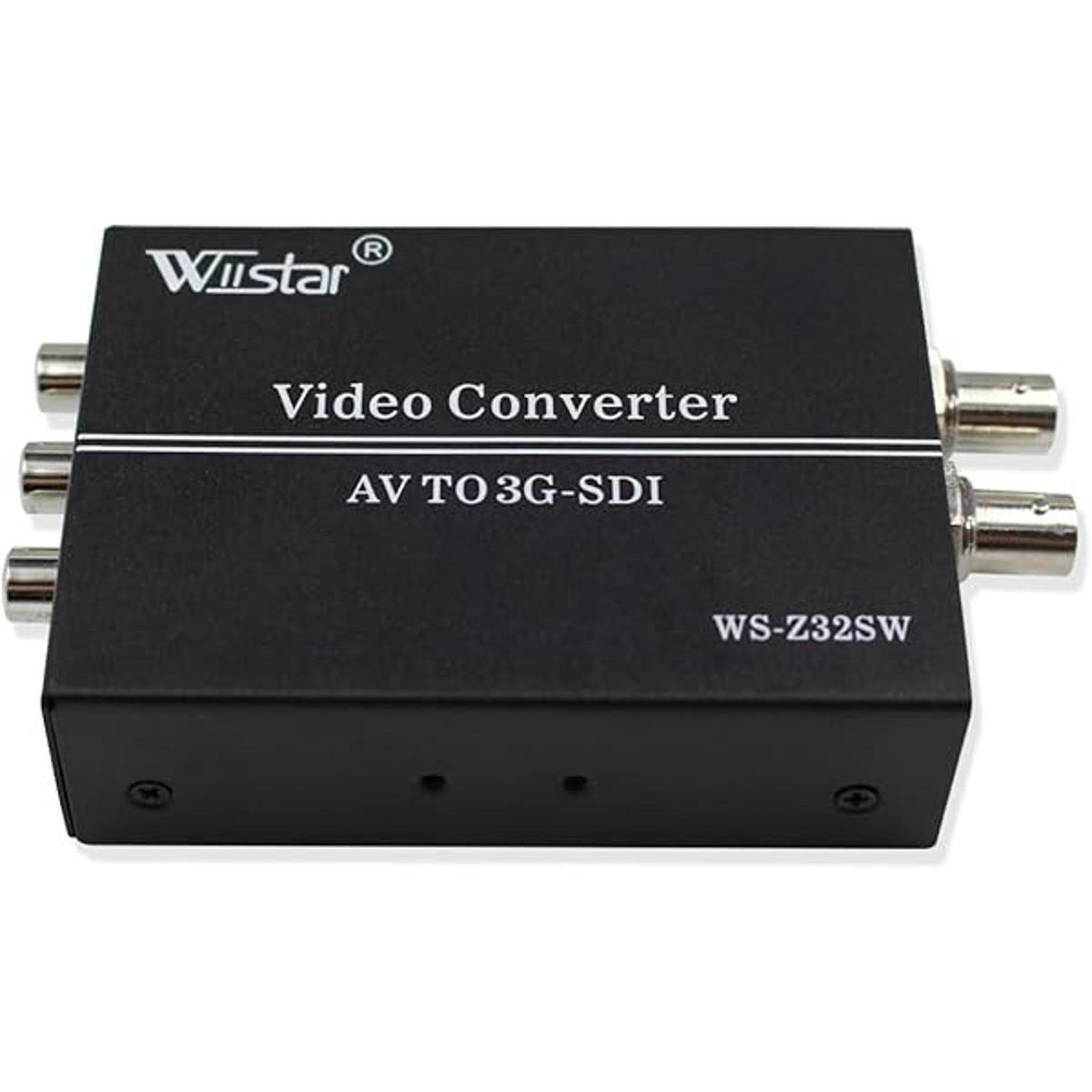 Wiistar AV CVBS a 3GSDI Audio Video Convertidor compuesto