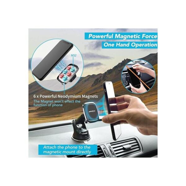 APPS2 Soporte magnético para teléfono de automóvil